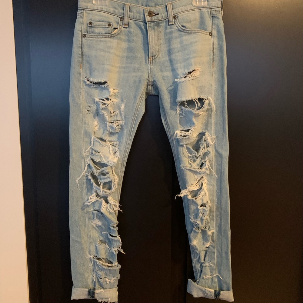 Rag & Bone/JEAN Dre Skinny Boyfriend Jeans - Picture 5 of 13
